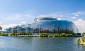 Louise Weiss Building of the European Parliament in Strasbourg